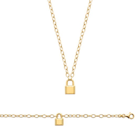 Позлатено колие с висулка катинар