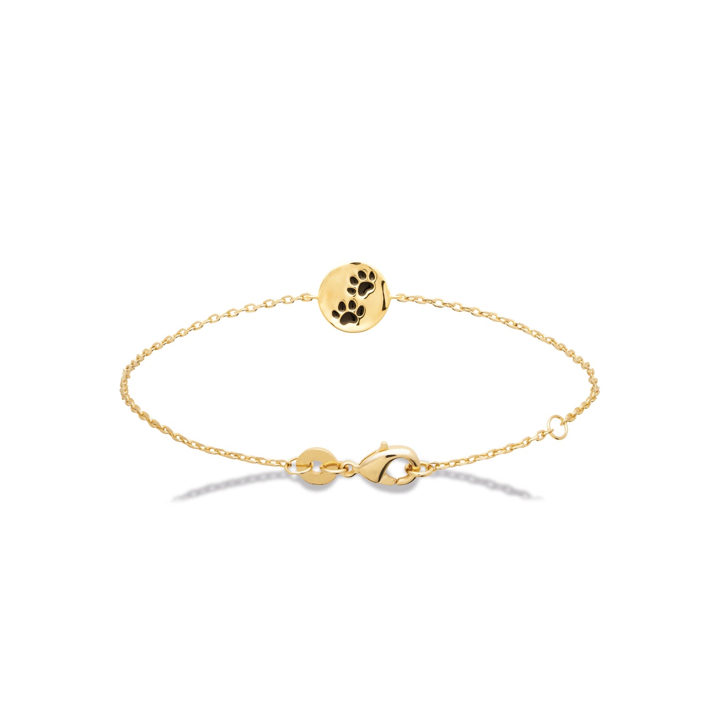 Позлатена гривна с кръгла висулка (модел 92209516)