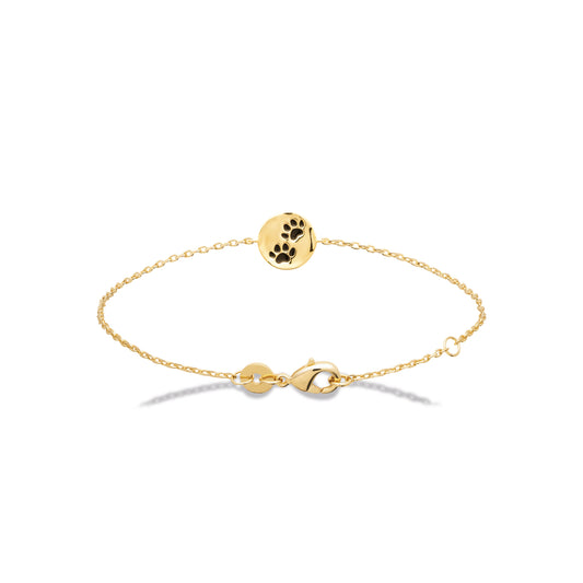 Позлатена гривна с кръгла висулка (модел 92209516)